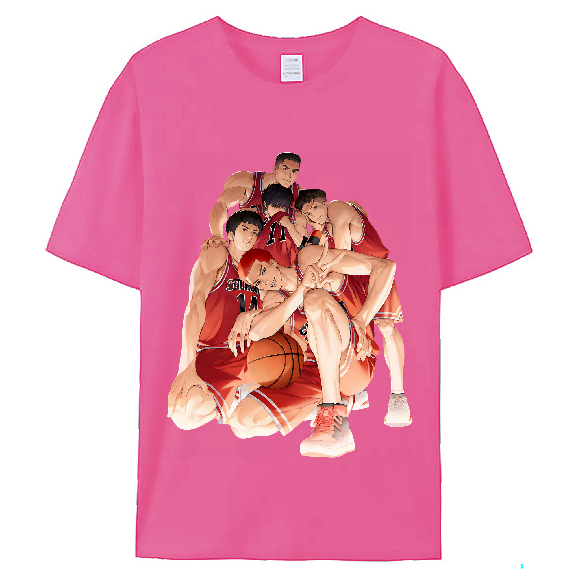 （画像用） SLAM DUNK／スラムダンク レディースカジュアルプリントTシャツ（綿100％）